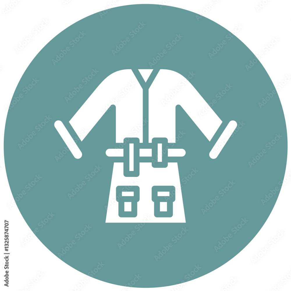 Obraz premium Vector Design Bathrobe Icon Style