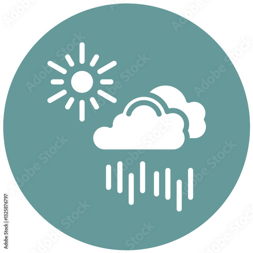 Vector Design Drizzle Icon Style