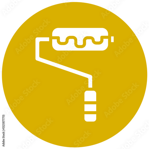 Vector Design Paint Roller Icon Style