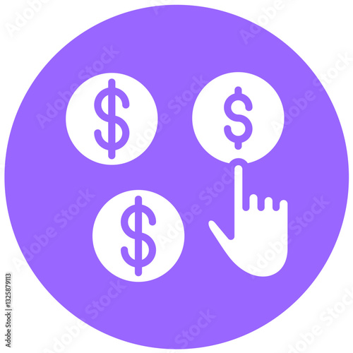 Vector Design Pay Per Click Icon Style