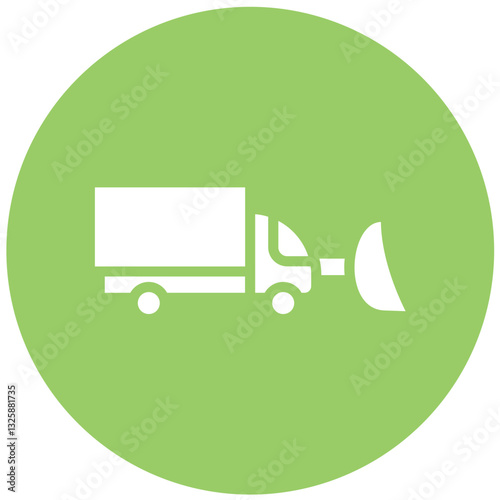 Vector Design Snowplow Icon Style