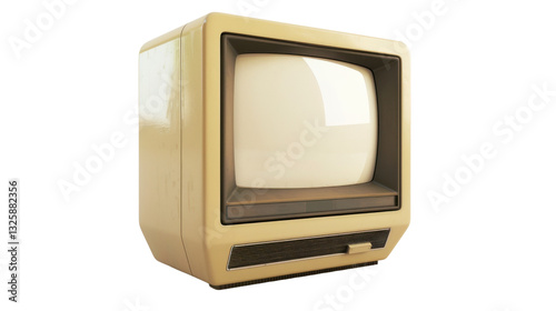 Wallpaper Mural Vintage television set on transparent background broadcasting static noise Torontodigital.ca