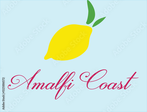 Amalfi lemon limon citrus italy italia cute trending amalfi Graphic Tee t-shirt logo 