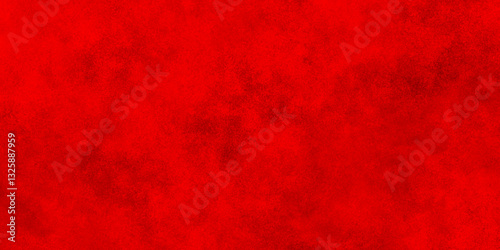 Abstract red paper textured background, painted wall in old fashioned red closeup, old scary and creepy red grunge cement wall.