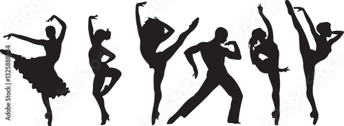 Dancing silhouette