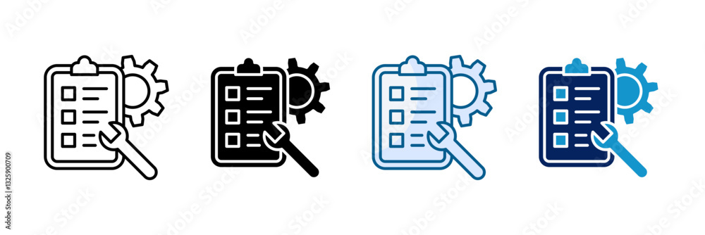 Planning Icon Set Multiple Style Collection Planning Icon Set Multiple Style Collection
