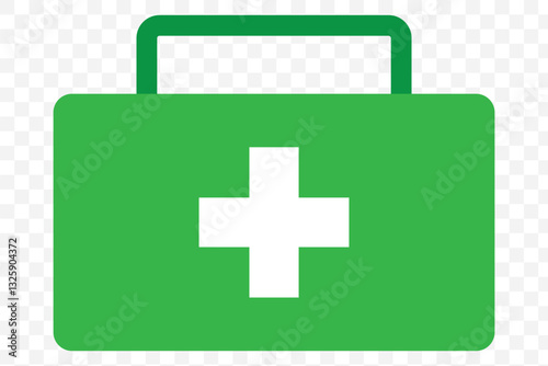 Set vector medical bag icon. first aid kit symbol template design illustration. First Aid Kit Icon Element For Design. EPS 10.
