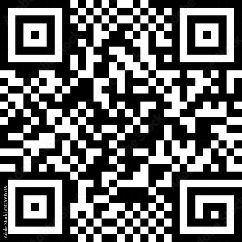 Qr code vector icon	
