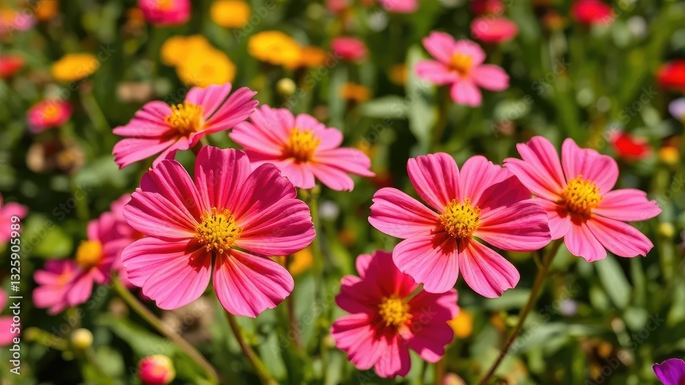 Delicate Jacinto flowers bloom in a sunny garden, garden, floral, spring Delicate Jacinto flowers bloom in a sunny garden, garden, floral, spring