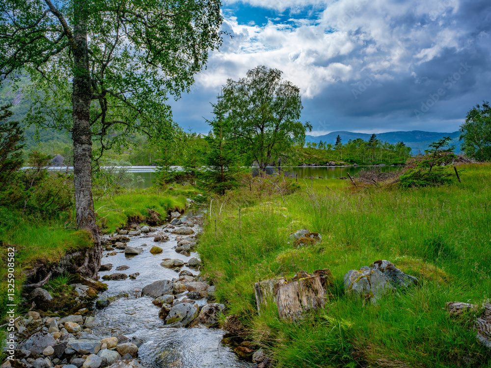 Naturparadies Eidslandet in Norwegen