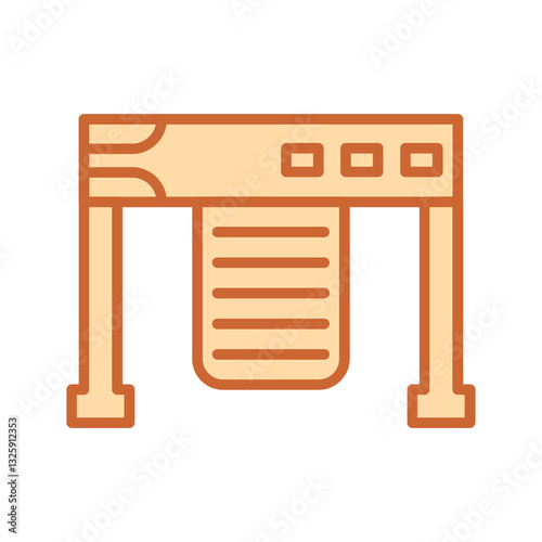 Plotter Vector Icon