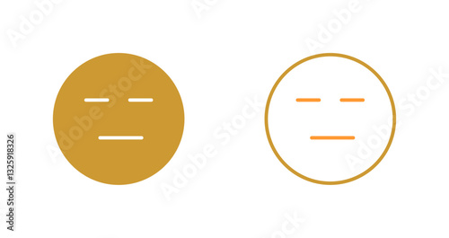 Neutral Face Icon Design