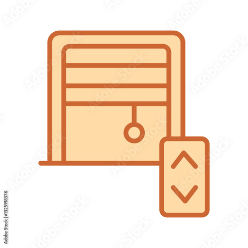 Smart Blinds Vector Icon
