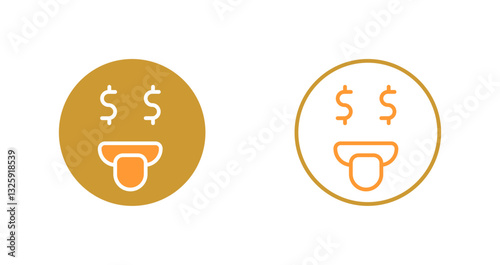 Money Mouth Face Icon Design