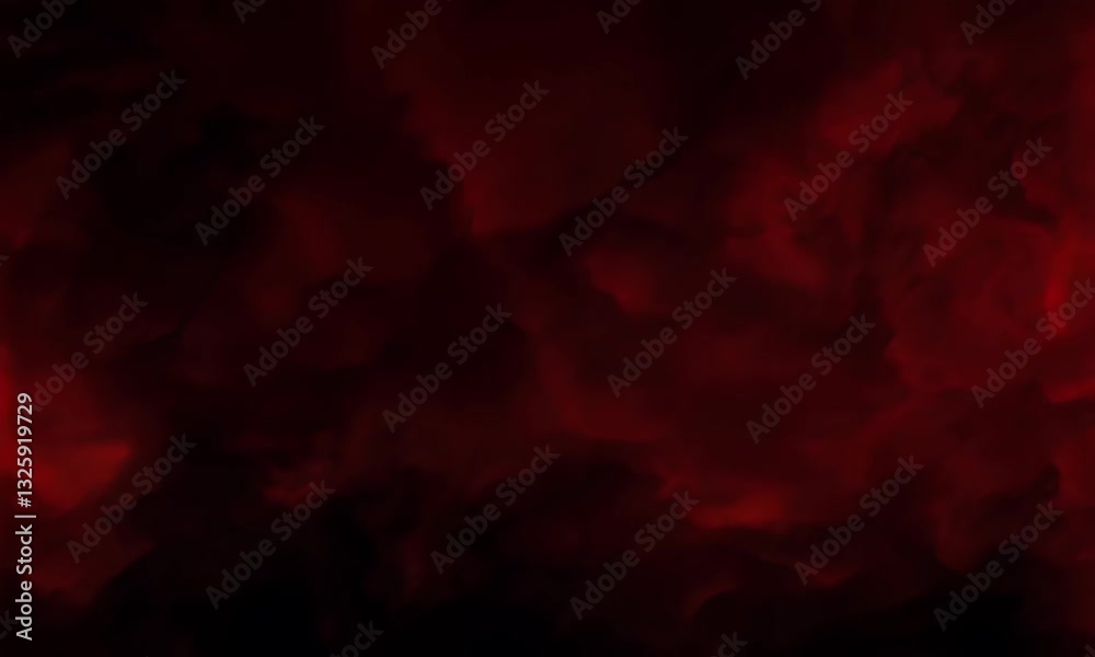 Abstract Red Smoke Background Animation Loop