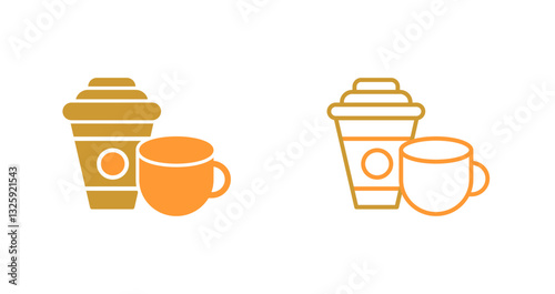 Coffee or Tea Icon Design