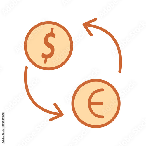 Currency Exchange Vector Icon