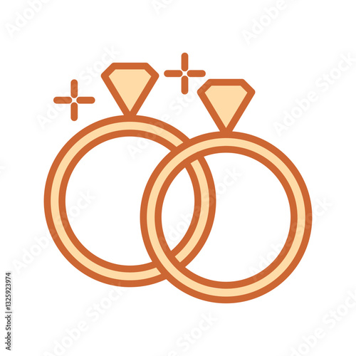 Rings Vector Icon