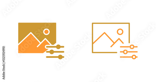 Photo Editing Tools Icon Design