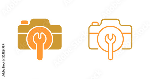 Camera Maintenance Icon Design