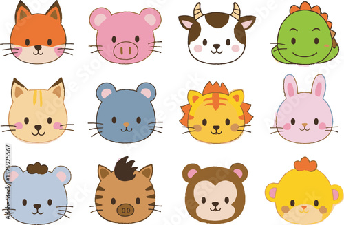 set of animals