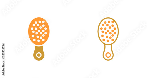 Baby Hairbrush Icon Design