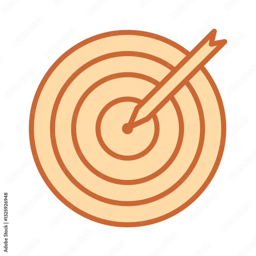 Bullseye Vector Icon Bullseye Vector Icon