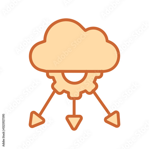 Network Load Balancing Vector Icon