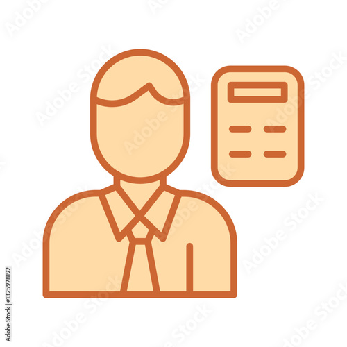 Accountant Vector Icon