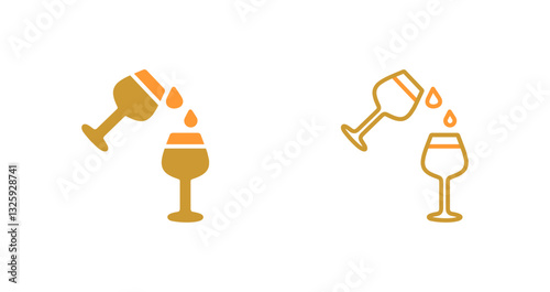 Wine Sip Icon Design