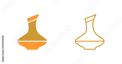 Wine Decanter Icon Design