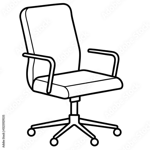 office chair vector illustration