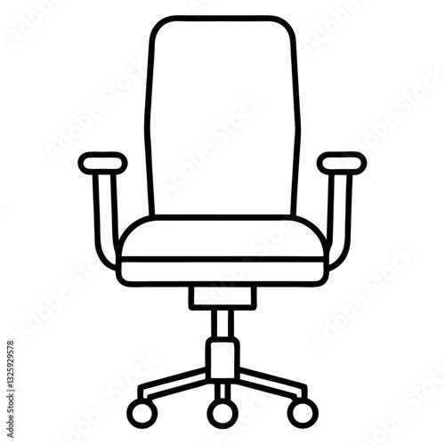 office chair vector illustration