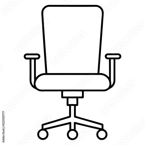 office chair vector illustration