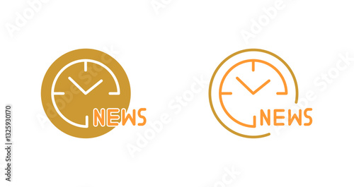 News Hour Icon Design
