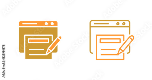 News Blog Icon Design