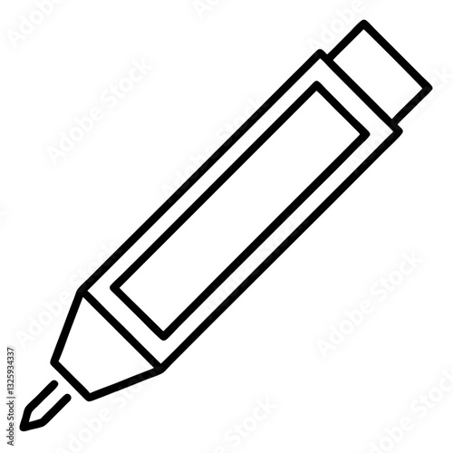 marker pen vector illustration