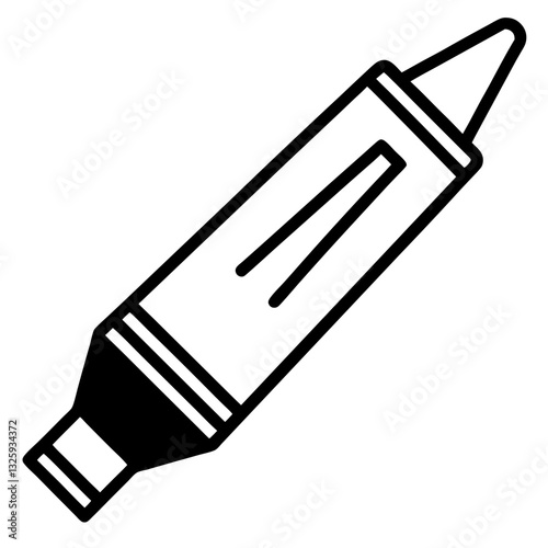 marker pen vector illustration