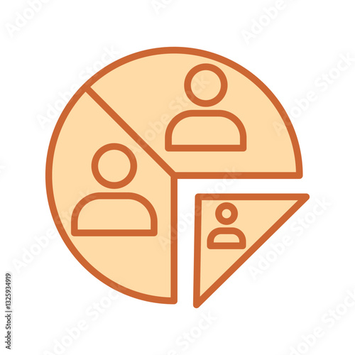 Customer Segmentation Vector Icon