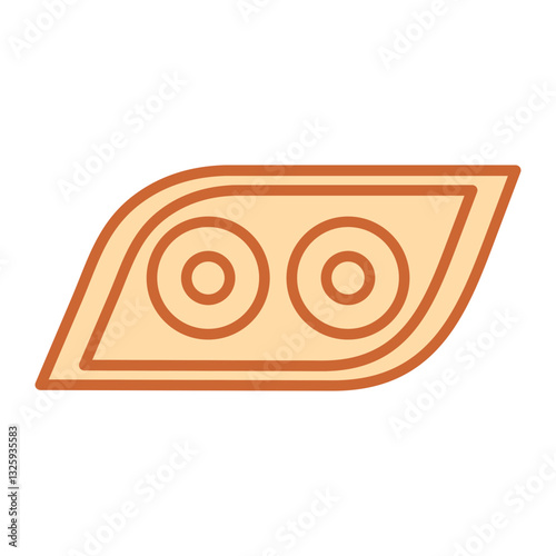 Headlamp Vector Icon