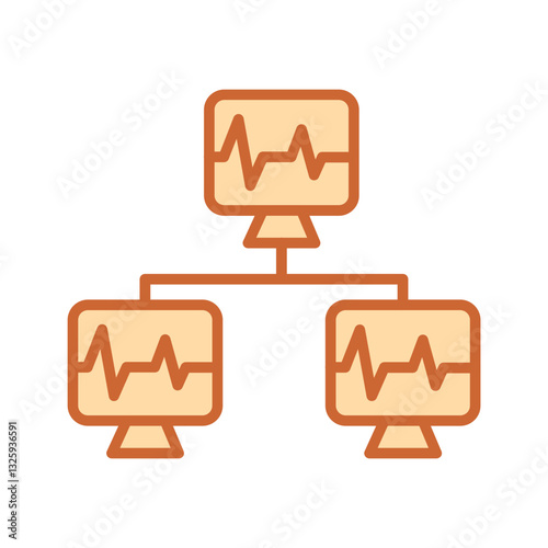 Network Monitoring Vector Icon