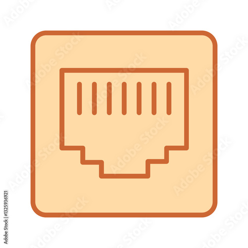 Ethernet Cable Vector Icon