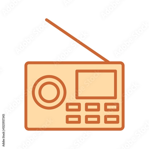 Emergency radio Vector Icon