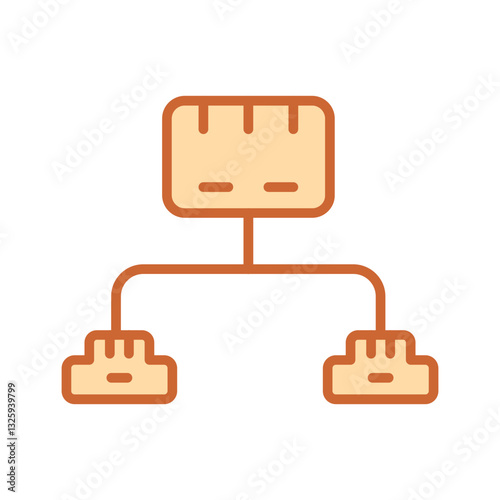 Ethernet Switch Vector Icon