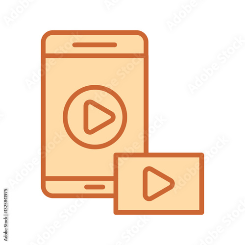 Streaming Stick Vector Icon