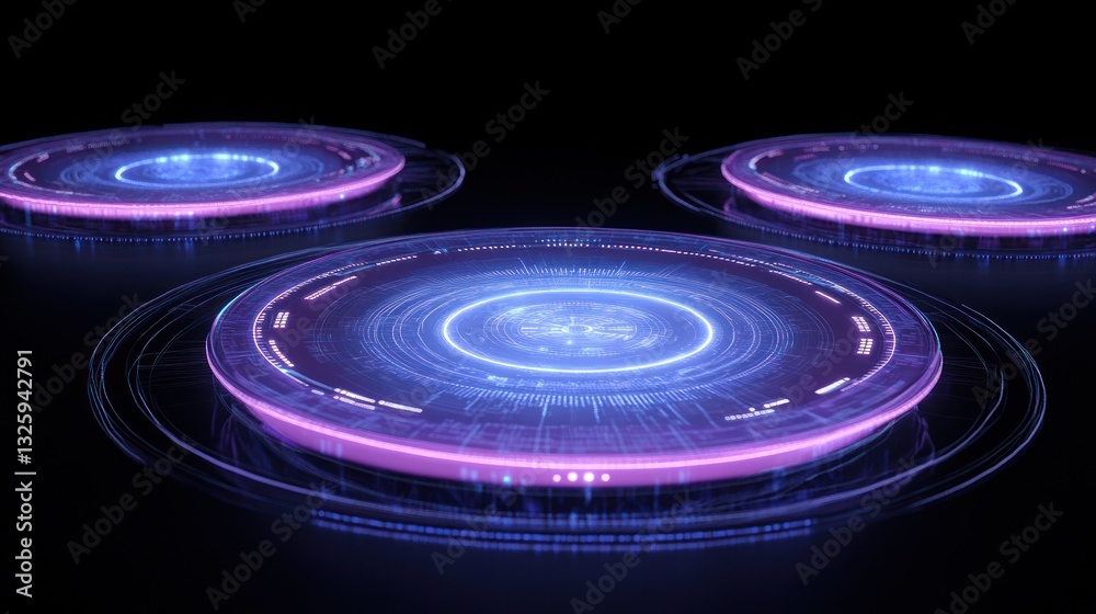 Obraz premium Holographic Interface Displays