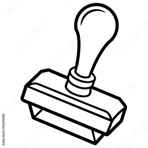 rubber stamp isolated