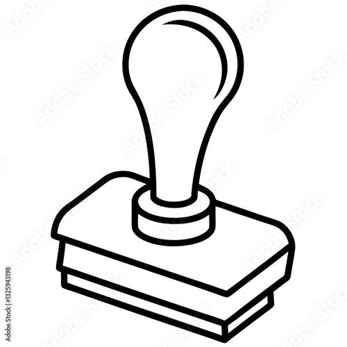 rubber stamp isolated