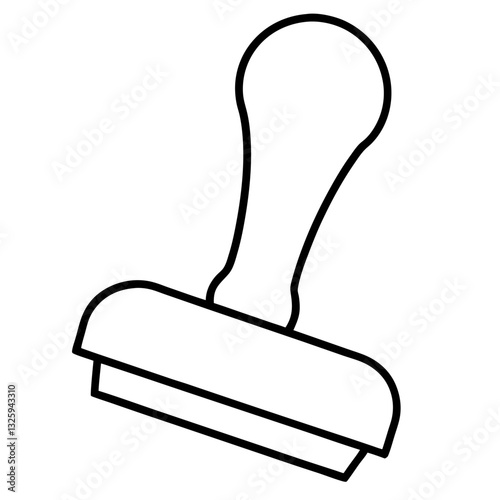 rubber stamp isolated