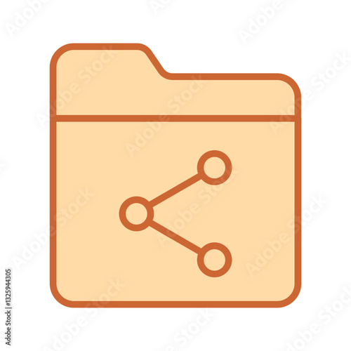 File Sharing Vector Icon